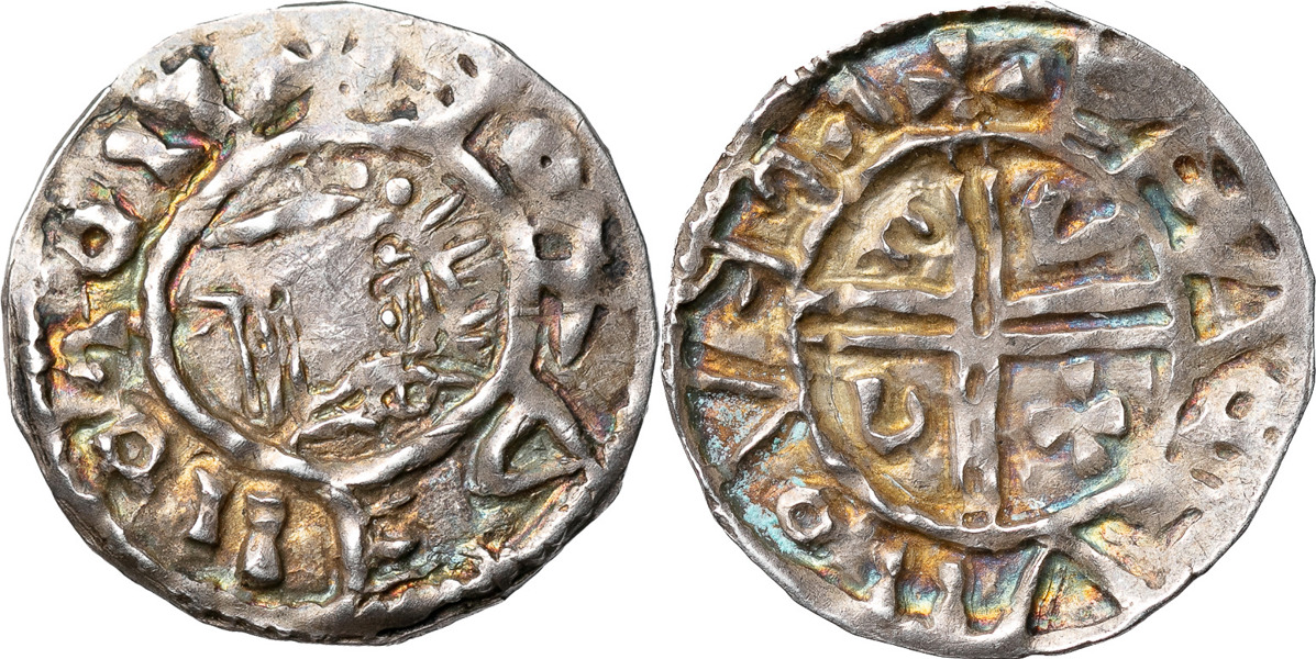 SLAVISKA IMITATIONER. Penning. Imitation of Æthelred II, Crux