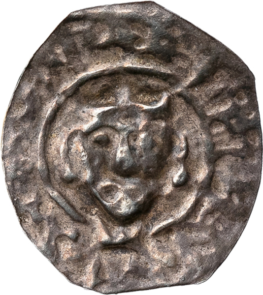 ERIK KNUTSSON (1208-1216). LÖDÖSE. Penning