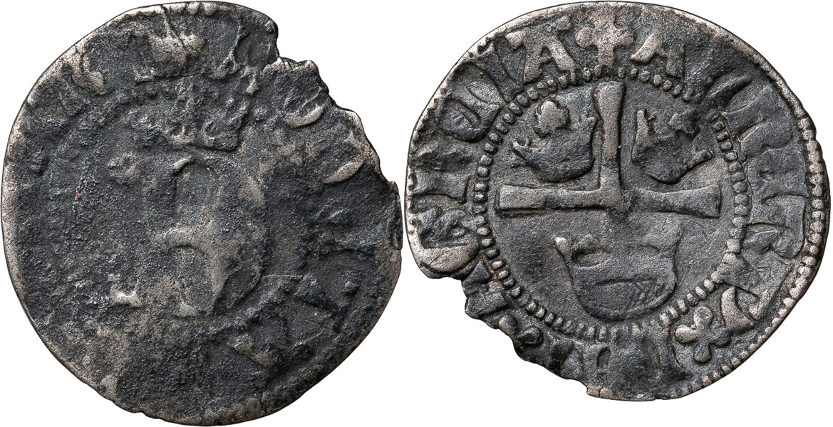 ALBREKT AV MECKLENBURG (1364-1389). KALMAR. Örtug