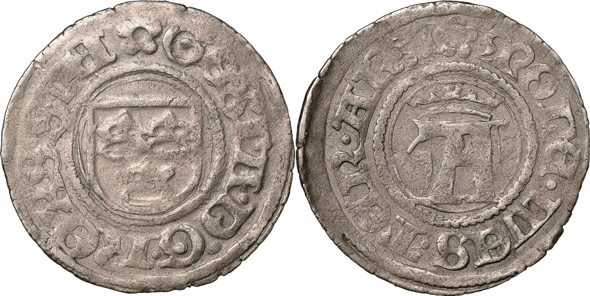 GUSTAV I (1521-1560). VÄSTERÅS. Örtug 1531