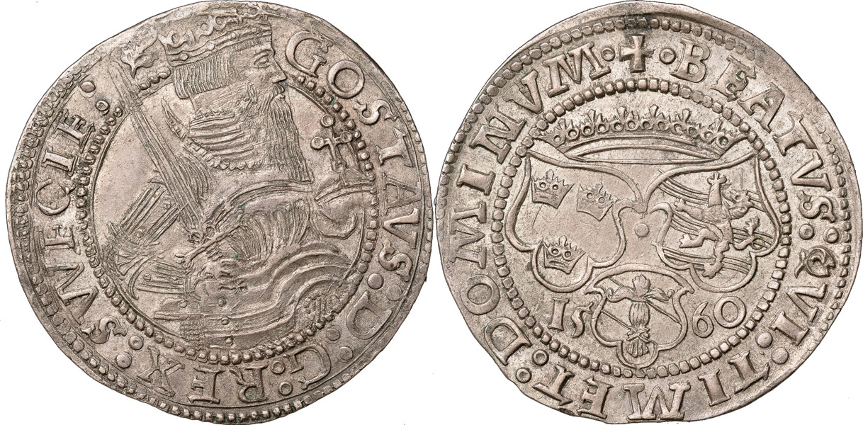 GUSTAV I (1521-1560). STOCKHOLM. Mark 1560