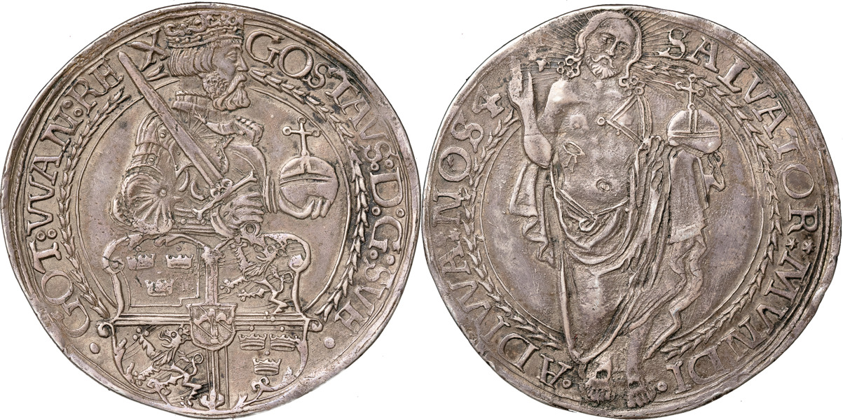 GUSTAV I (1521-1560). SVARTSJÖ. Daler 1545
