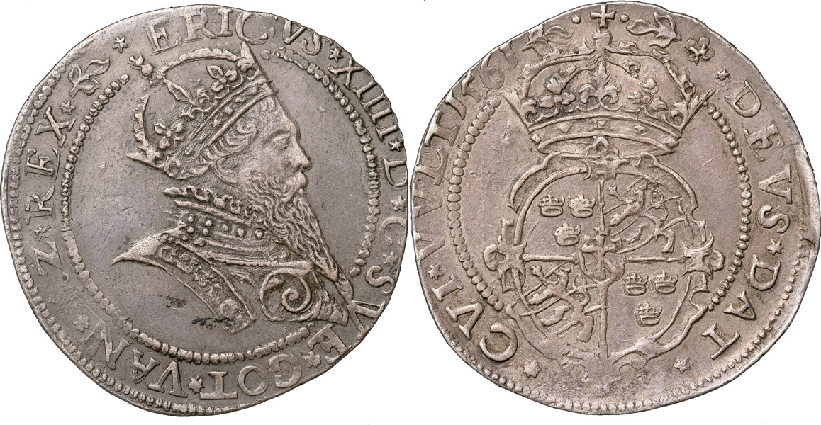 ERIK XIV (1560-1568). STOCKHOLM. Mark 1561