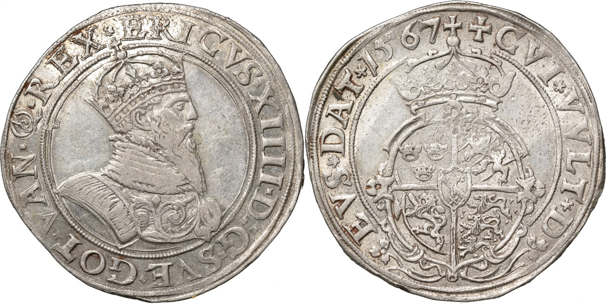 ERIK XIV (1560-1568). STOCKHOLM. Mark 1567