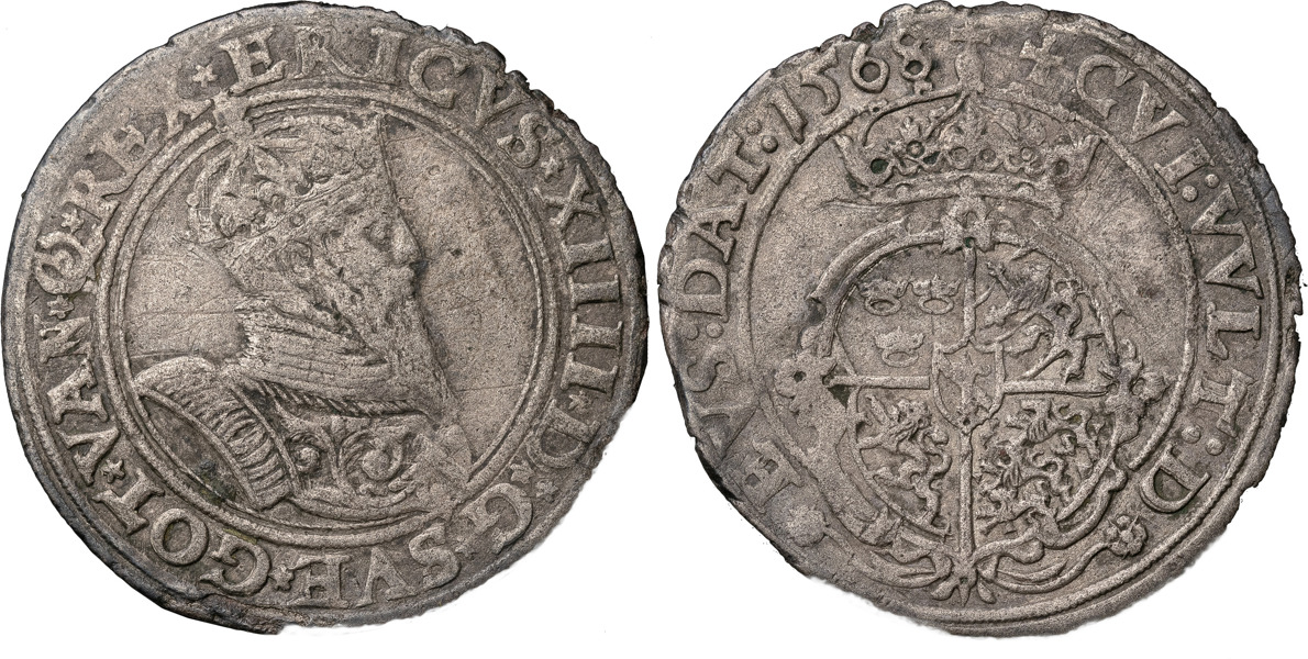 ERIK XIV (1560-1568). STOCKHOLM. Mark 1568