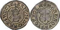 ERIK XIV (1560-1568). STOCKHOLM. 1/2 öre 1568