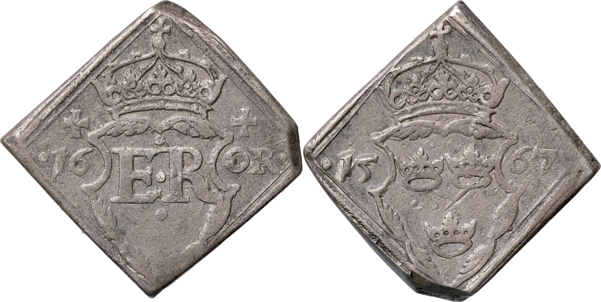 ERIK XIV (1560-1568). STOCKHOLM. 16 öre 1567