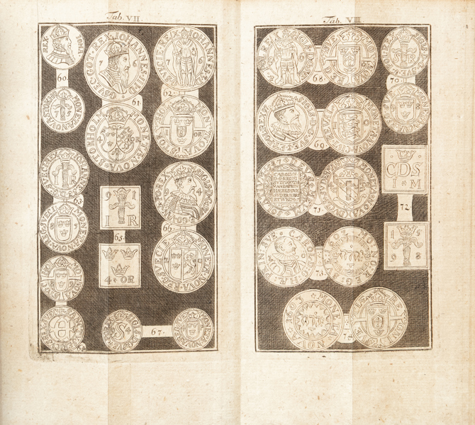 Des neueröfneten Groschen-Cabinets. Sechstes Fach, 1750