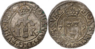 JOHAN III (1568-1592). STOCKHOLM. 1/2 öre 1579