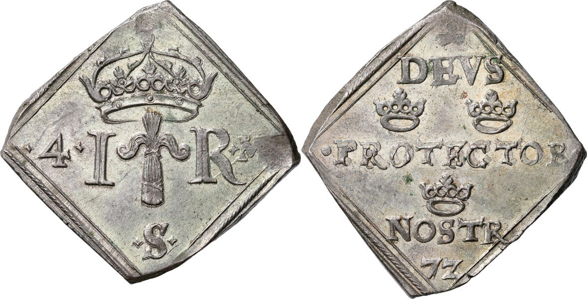 JOHAN III (1568-1592). STOCKHOLM. 4 mark 1572