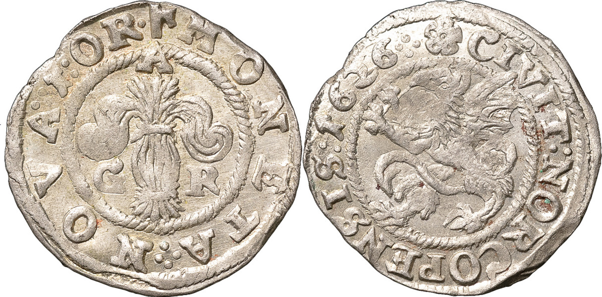 GUSTAV II ADOLF (1611-1632). NORRKÖPING. Öre 1626