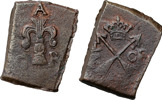 GUSTAV II ADOLF (1611-1632). NYKÖPING. 1/2 öre utan årtal