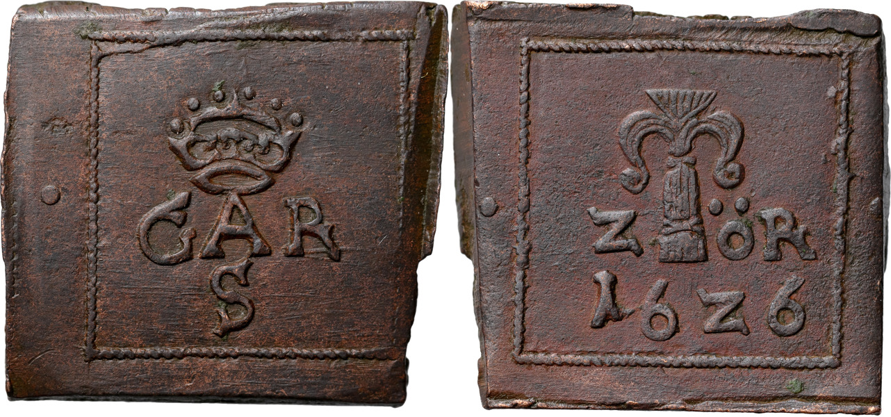 GUSTAV II ADOLF (1611-1632). NYKÖPING. 2 öre 1626