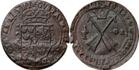 GUSTAV II ADOLF (1611-1632). SÄTER. 1/2 öre 1628