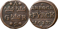 GUSTAV II ADOLF (1611-1632). ARBOGA. Fyrk 1627