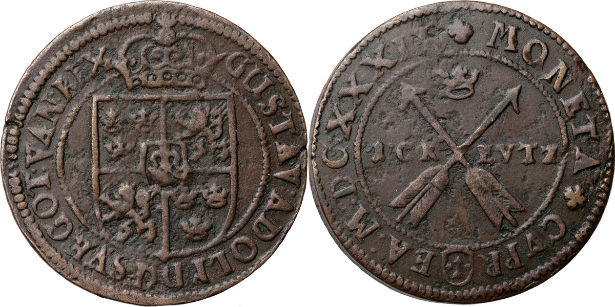 GUSTAV II ADOLF (1611-1632). SÄTER och NYKÖPING. Kreutzer 1632