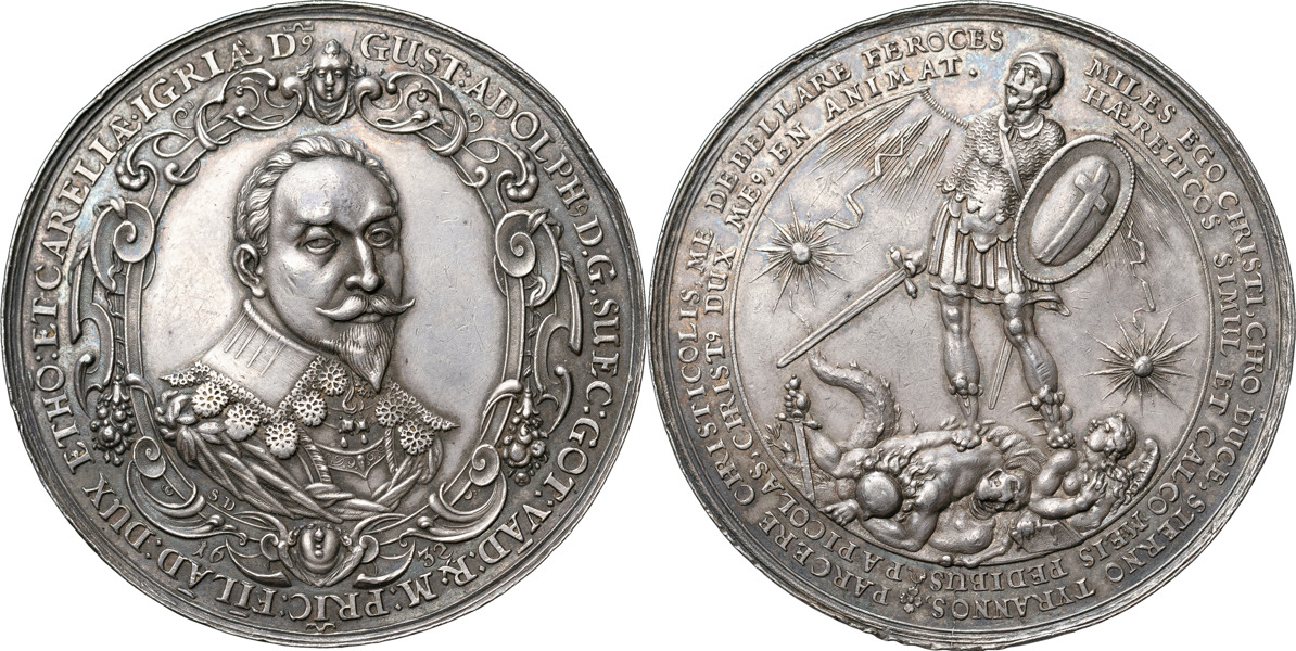 GUSTAV II ADOLF (1611-1632). De tyska protestanternas glädjebetygelser över kungens framgångsrika kamp