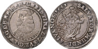 KRISTINA (1632-1654). STOCKHOLM. 1/4 riksdaler 1642