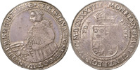 KRISTINA (1632-1654). STOCKHOLM. 4 mark 1638