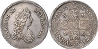 KARL XI (1660-1697). STOCKHOLM. 8 mark 1670