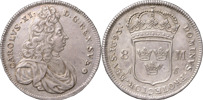 KARL XI (1660-1697). STOCKHOLM. 8 mark 1693