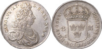KARL XI (1660-1697). STOCKHOLM. 8 mark 1694