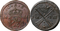 KARL XI (1660-1697). AVESTA. Öre SM 1686