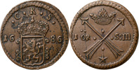 KARL XI (1660-1697). AVESTA. Öre SM 1686
