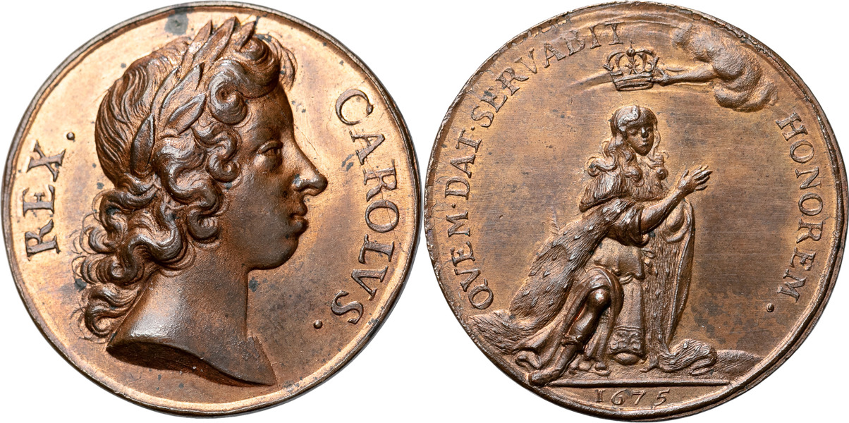 KARL XI (1660-1697). Kungens kröning 1675. Av A. Karlsteen