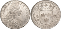 KARL XII (1697-1718). STOCKHOLM. 4 mark 1700