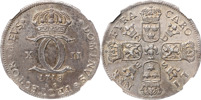 KARL XII (1697-1718). STOCKHOLM. 4 caroliner 1718