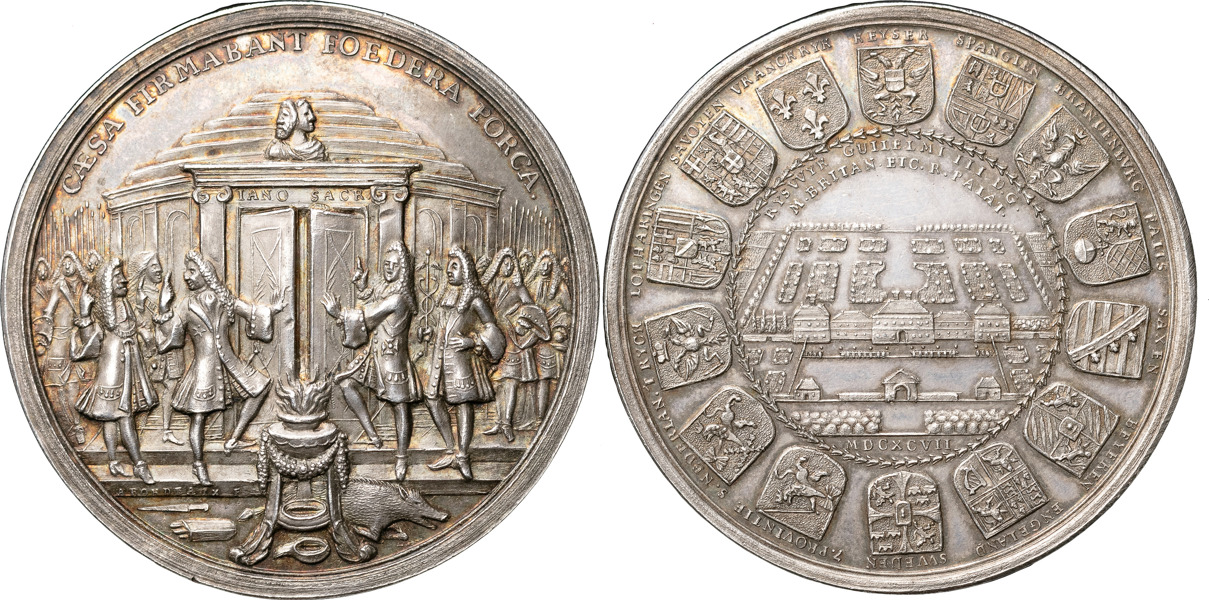 KARL XII (1697-1718). Kungen medlar i freden i Rijswijk 1697