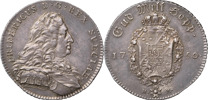 FREDRIK (1720-1751). STOCKHOLM. 1/4 riksdaler 1750