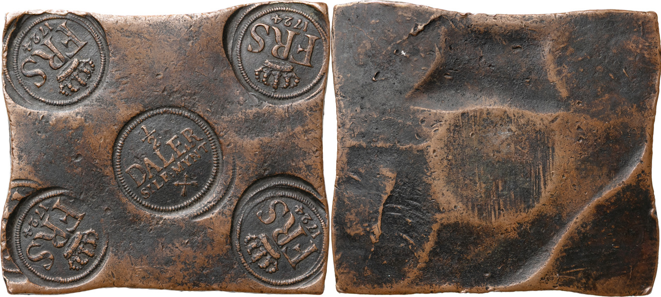 FREDRIK (1720-1751). AVESTA. 1/2 daler SM 1724