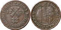 FREDRIK (1720-1751). STORA KOPPARBERGS GRUVA OCH BERGSLAG. AVESTA. 5 mark KM 1723