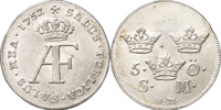 ADOLF FREDRIK (1751-1771). STOCKHOLM. 5 öre 1752