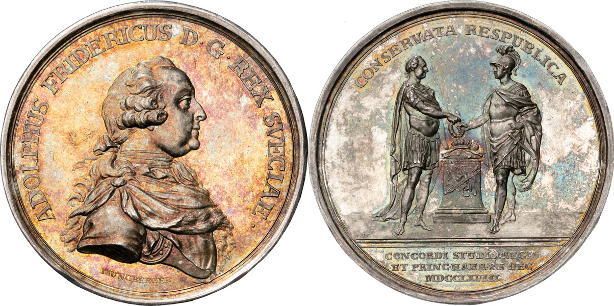 ADOLF FREDRIK (1751-1771). Kungen nedlägger regeringen 1768