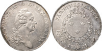 GUSTAV III (1771-1792). STOCKHOLM. 3 daler SM (riksdaler) 1774