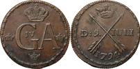 GUSTAV IV ADOLF (1792-1809). AVESTA. 1/2 skilling 1794