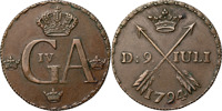 GUSTAV IV ADOLF (1792-1809). AVESTA. 1/2 skilling 1794