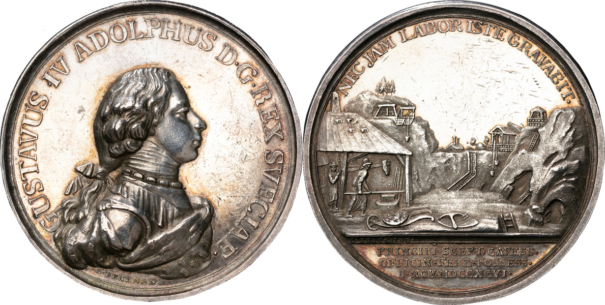 GUSTAV IV ADOLF (1792-1809). Kungen blir myndig 1796