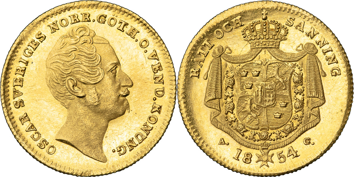 OSKAR I (1844-1859). Dukat 1854