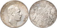 KARL XV (1859-1872). 4 riksdaler riksmynt 1861