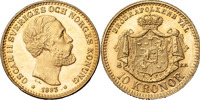 OSKAR II (1872-1907). 10 kronor 1883