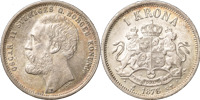 OSKAR II (1872-1907). Krona 1876