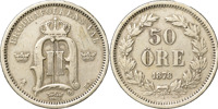OSKAR II (1872-1907). 50 öre 1878