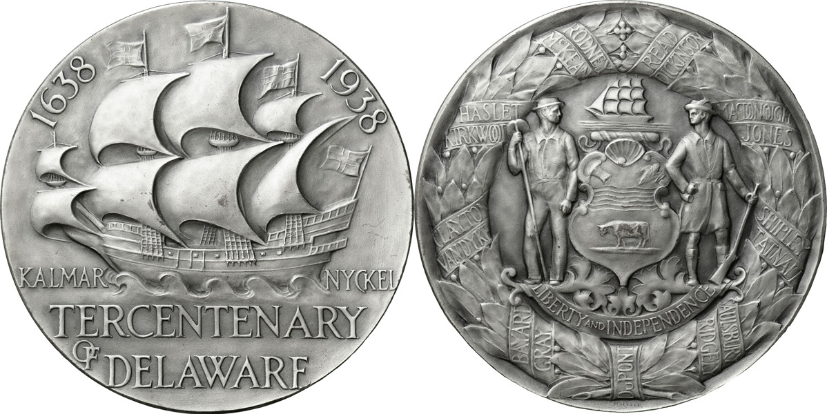 GUSTAV V (1907-1950). Delawarejubileet 1638-1938