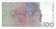 SEDLAR / BANKNOTES. 100 kronor 1965, 1986, 2010