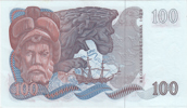 SEDLAR / BANKNOTES. 100 kronor 1972
