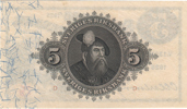 SEDLAR / BANKNOTES. 5 kronor 1923, 1924, 1925, 1926